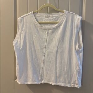 We The Free Cream Sleeveless Top